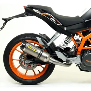 71813PK  Arrow Street Thunder Exhaust, Titanium for KTM RC 125 / RC  390 Duke 390 13-16