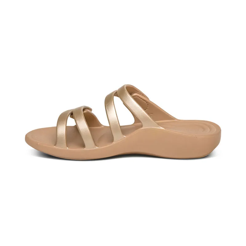 AETREX  Janey Sport Slide - Champagne