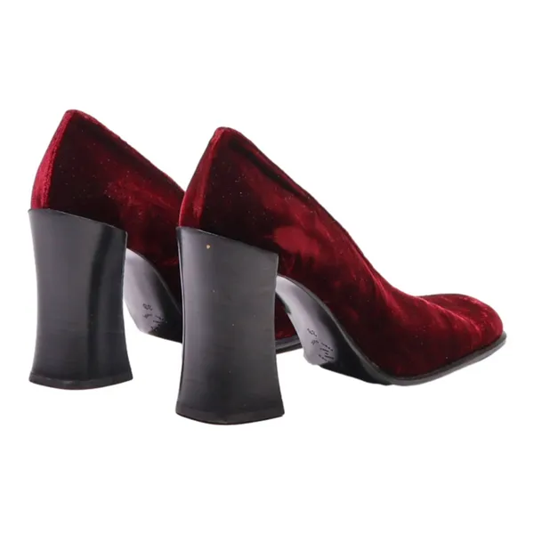 AICHELLE Pump Heels Maroon Synthetic Womens UK 5