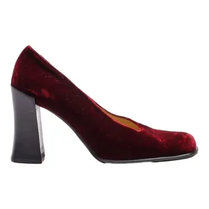 AICHELLE Pump Heels Maroon Synthetic Womens UK 5