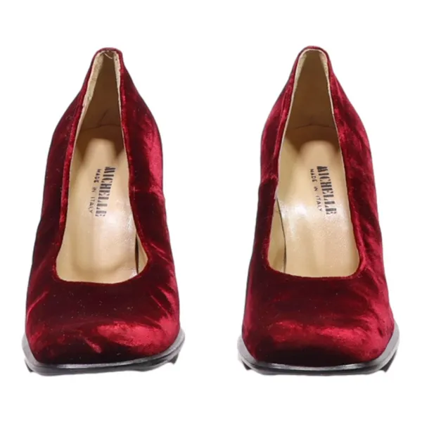 AICHELLE Pump Heels Maroon Synthetic Womens UK 5