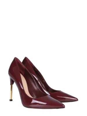 Alexander McQueen Glossy Gold Pumps