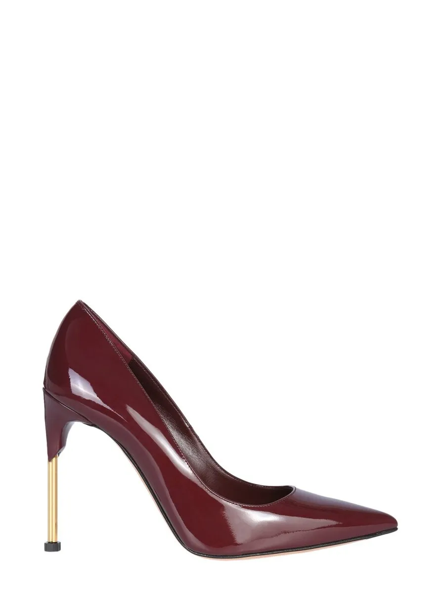 Alexander McQueen Glossy Gold Pumps