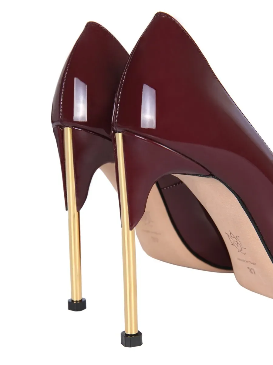 Alexander McQueen Glossy Gold Pumps
