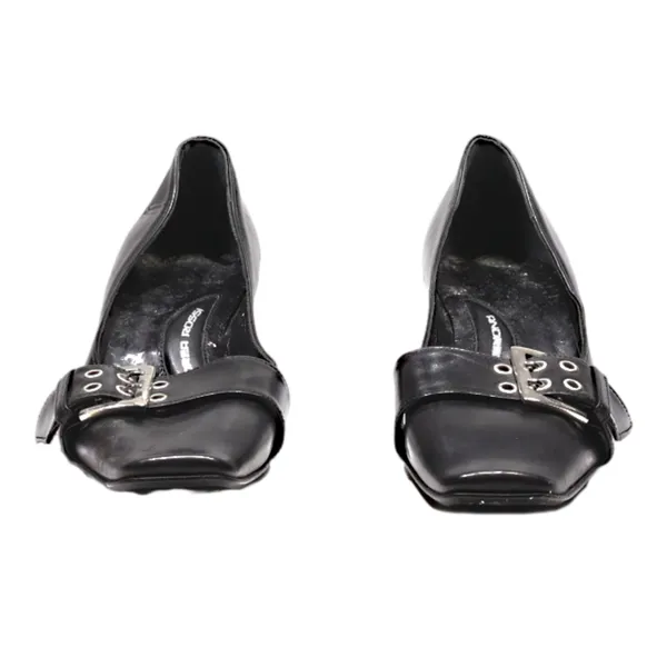 ANDREA ROSSI Pump Heels Black Leather Womens UK 3