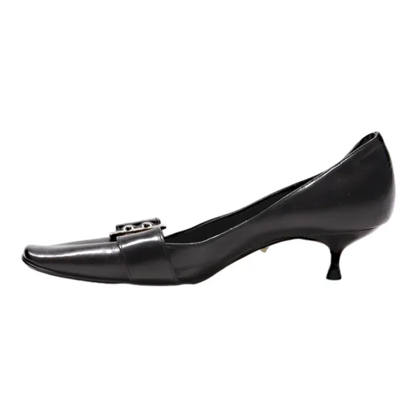 ANDREA ROSSI Pump Heels Black Leather Womens UK 3