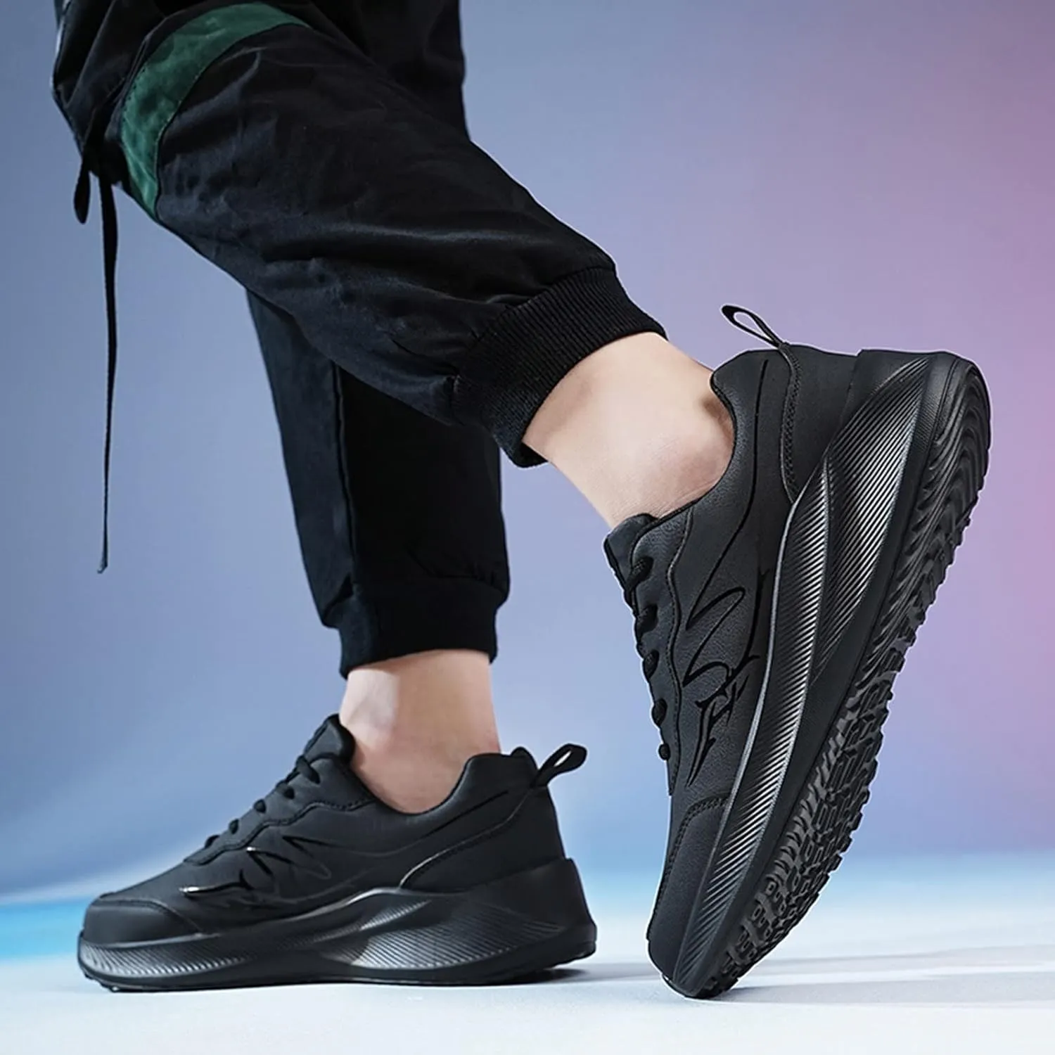 Arch Support Sports Shoes for Men Lightweight Sport Gym Jogging Walking Sneaker Convenient Elderly Slip on Shoes