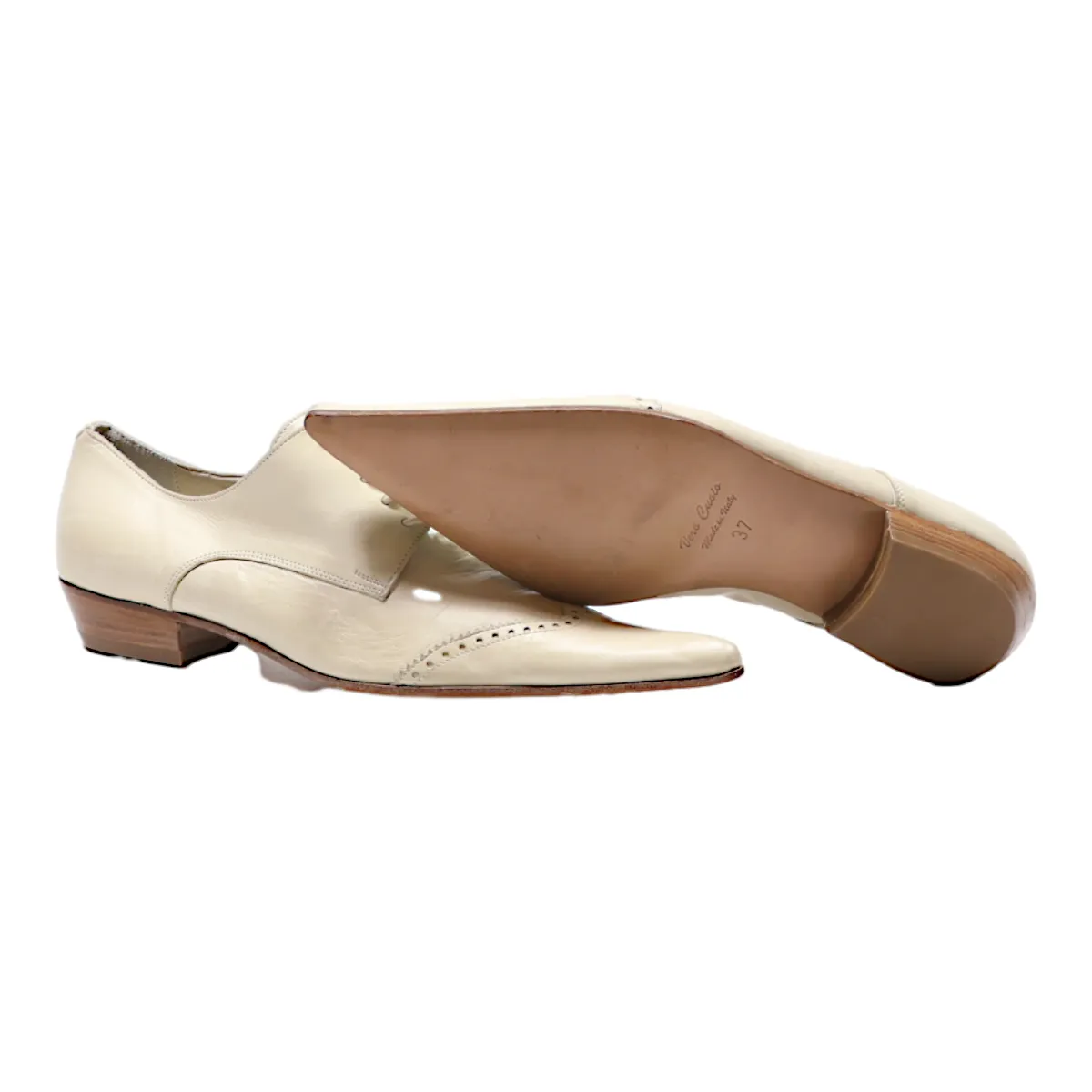 BAGATT Pump Heels Beige Leather Womens UK 4