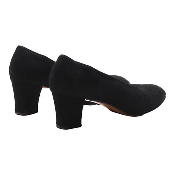 BALLY Pump Heels Black Leather Womens UK 6.5