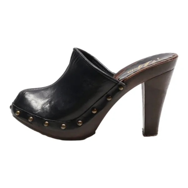 BATA Mule Heels Black Synthetic Womens UK 4