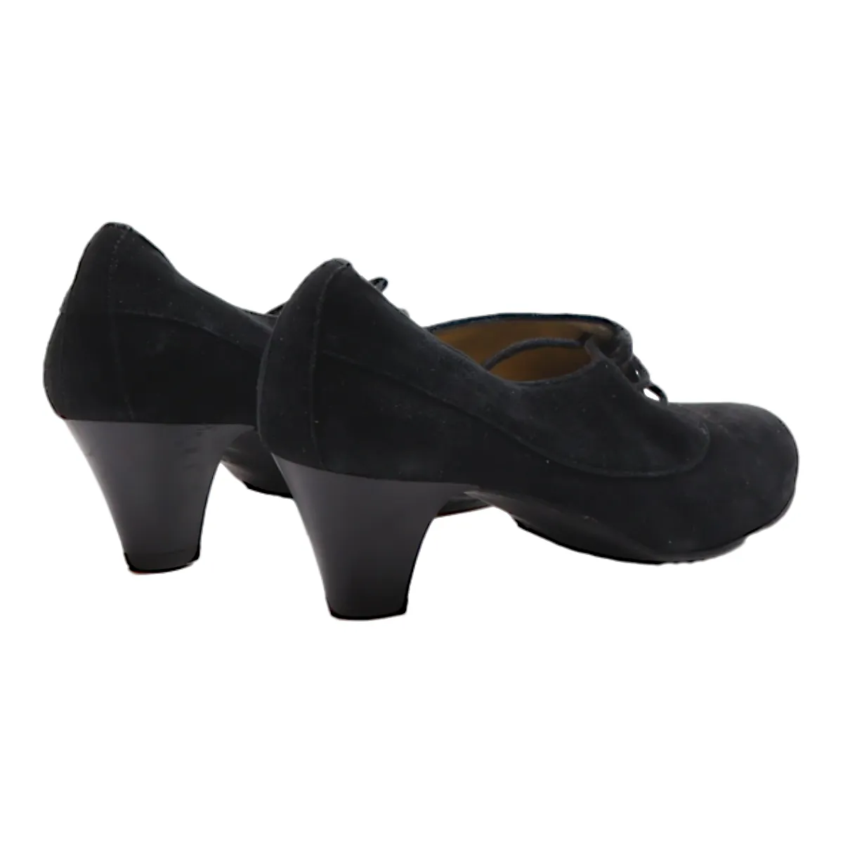 BRUNATE Pump Heels Black Leather Womens UK 4