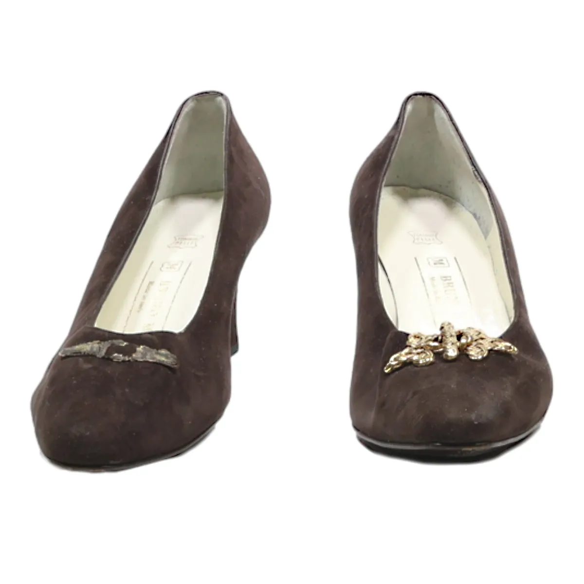BRUNO MAGLI Pump Heels Black Suede Womens UK 6.5