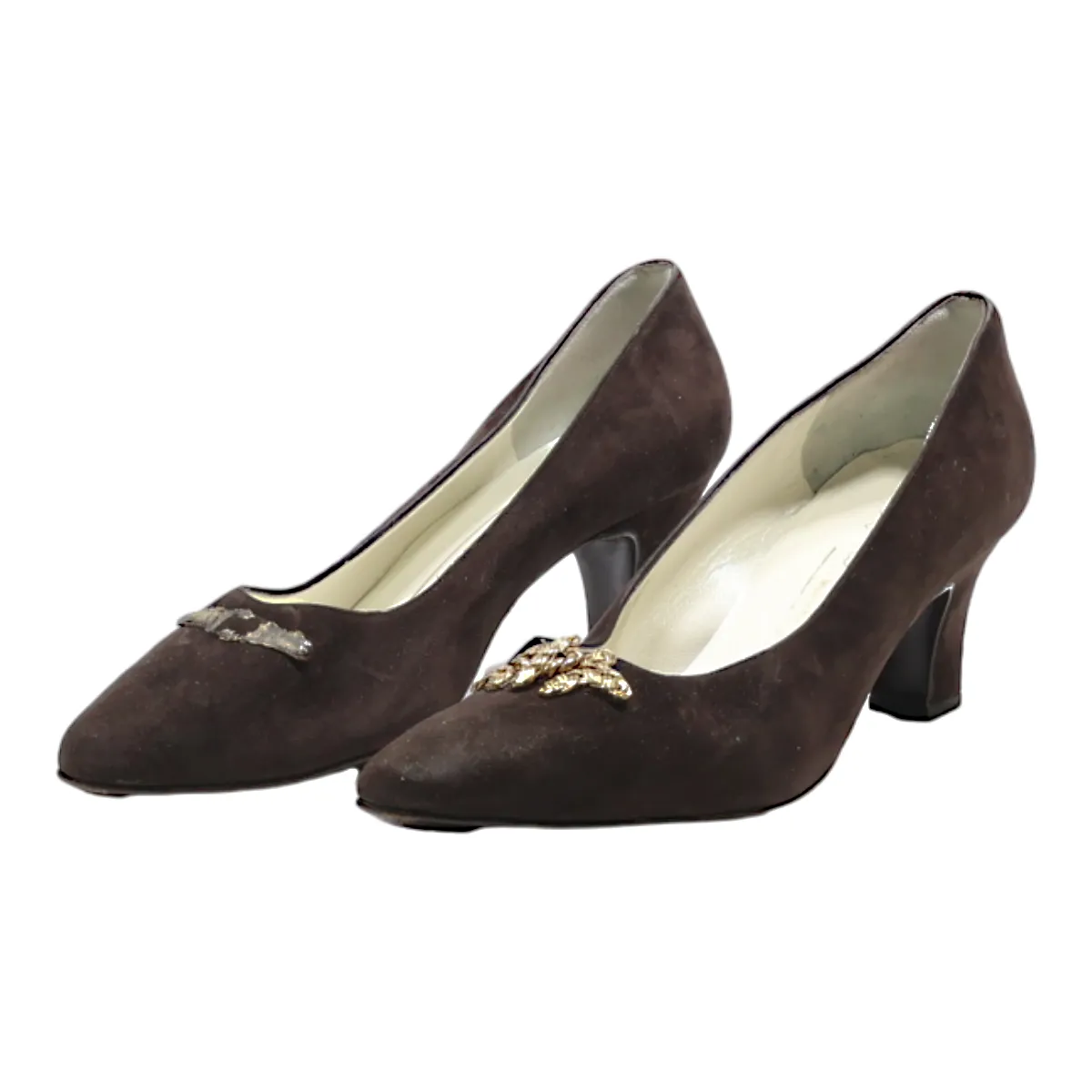 BRUNO MAGLI Pump Heels Black Suede Womens UK 6.5