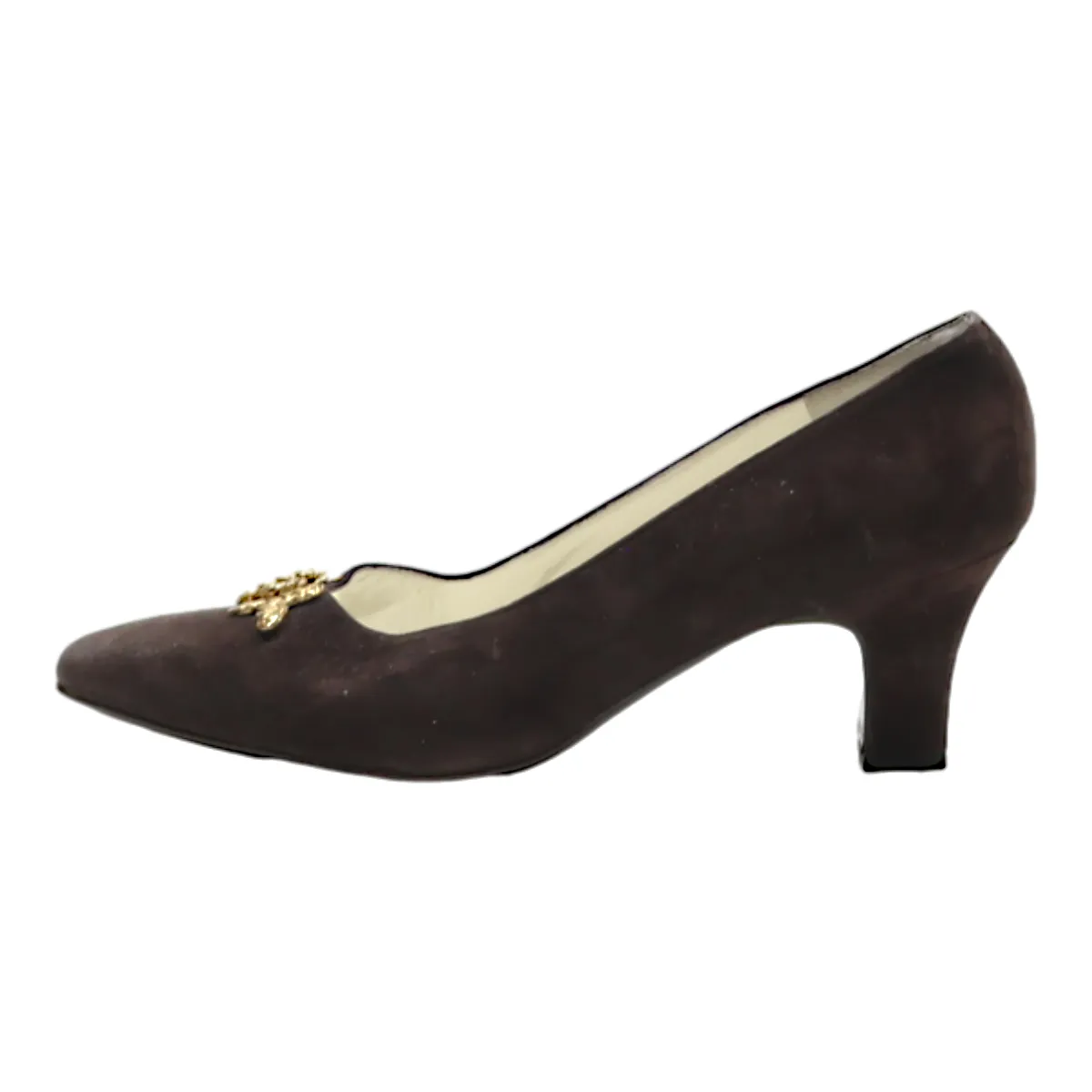 BRUNO MAGLI Pump Heels Black Suede Womens UK 6.5