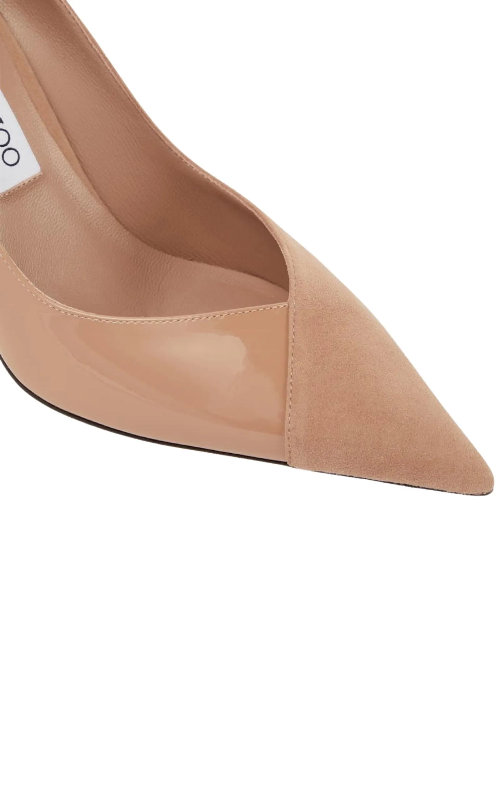 Cass 95 Suede and Patent Leather Pumps