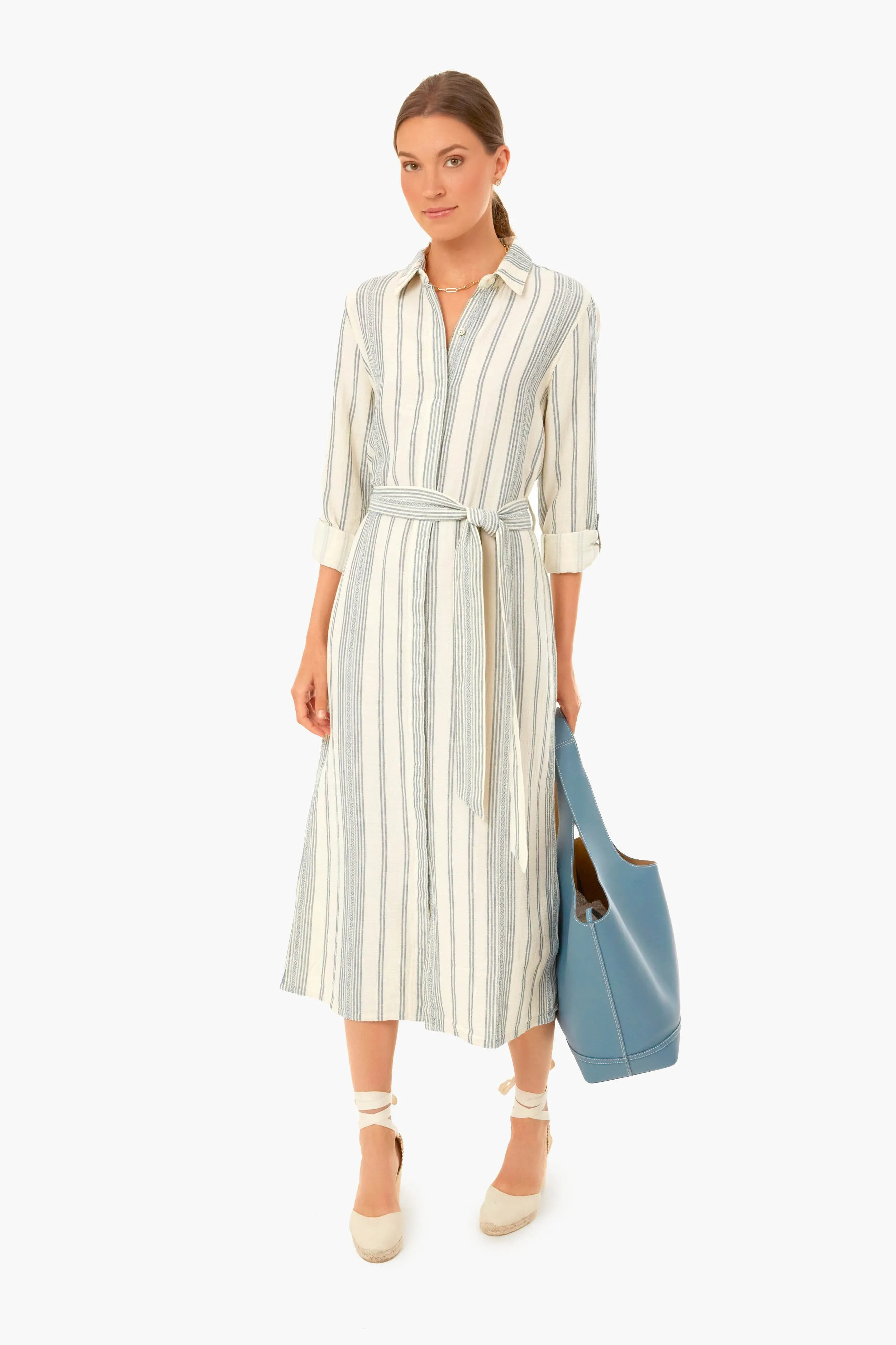 Cream Tidal Wave Dobby Dream Cotton Iris Dress