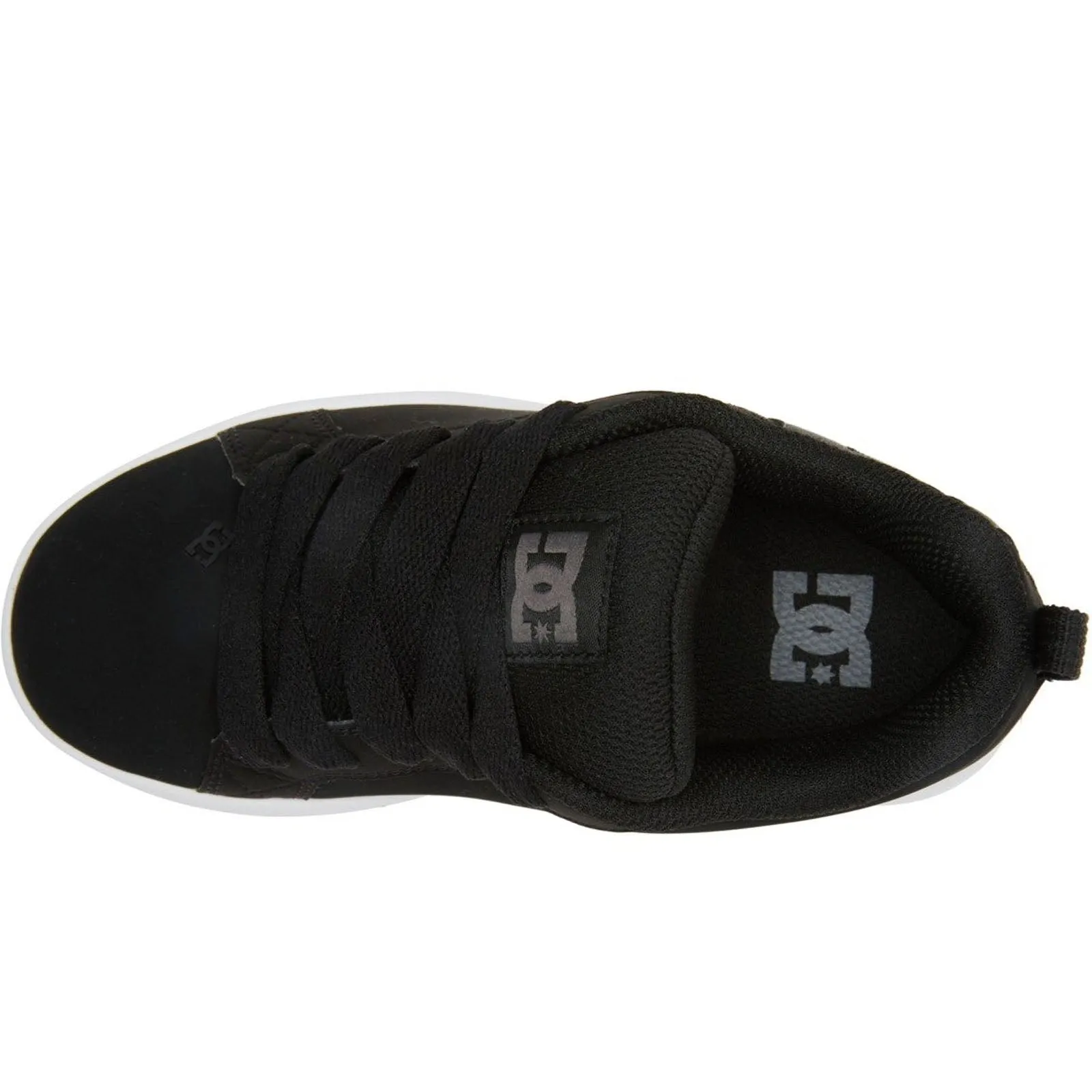 DC Shoes Kids Court Graffik Leather Chunky Trainers