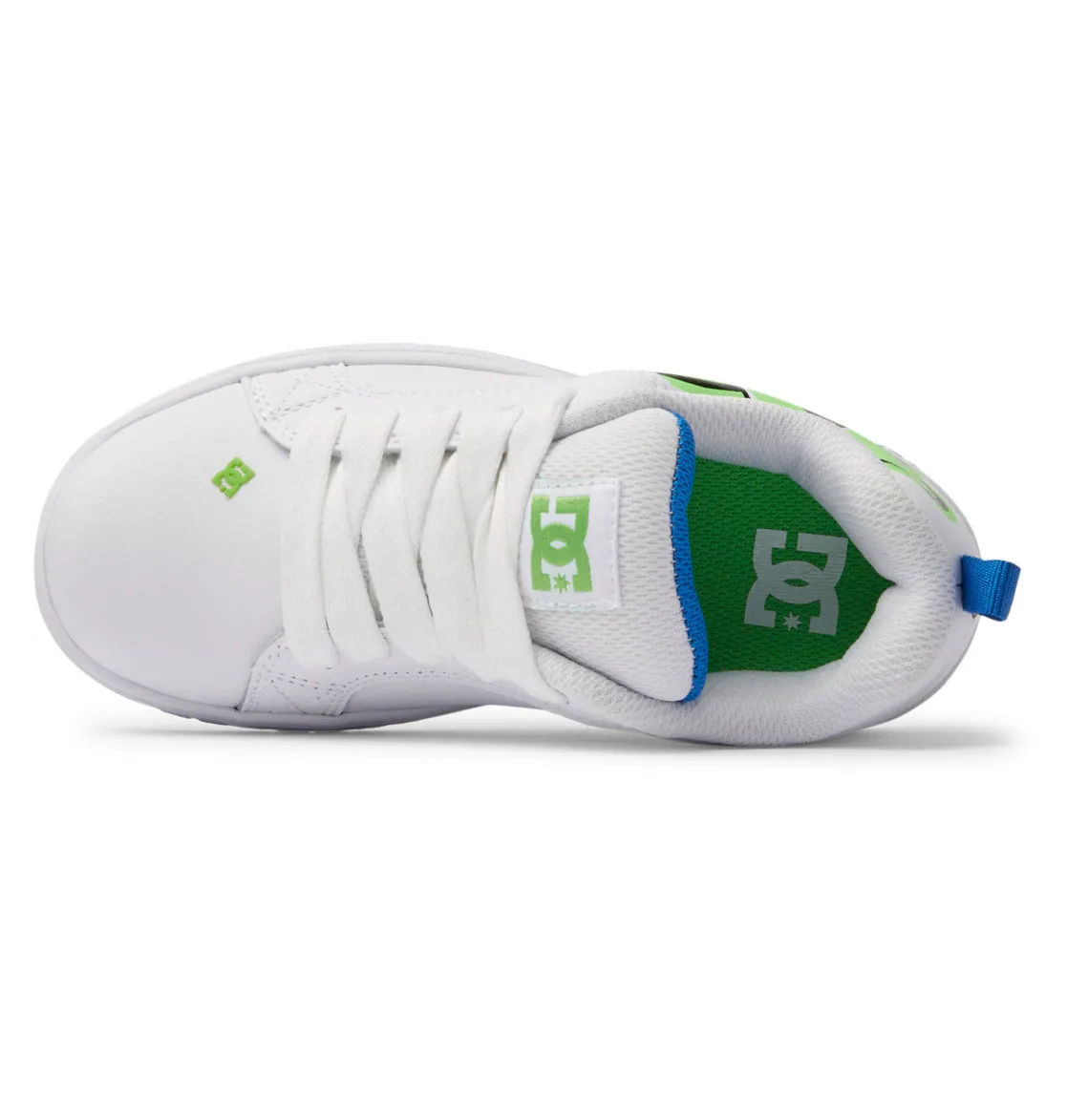 DC Shoes Kids Court Graffik Leather Chunky Trainers