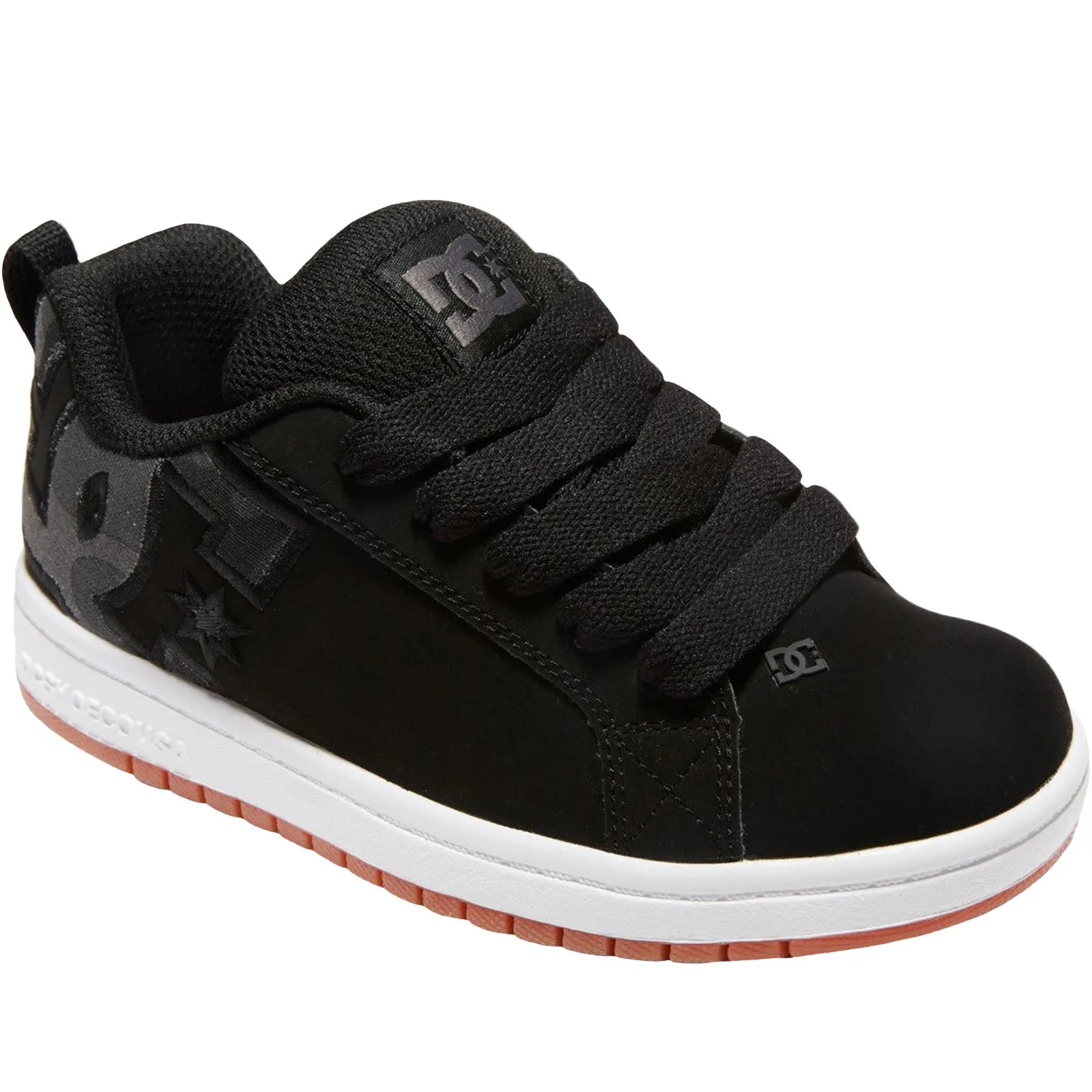 DC Shoes Kids Court Graffik Leather Chunky Trainers