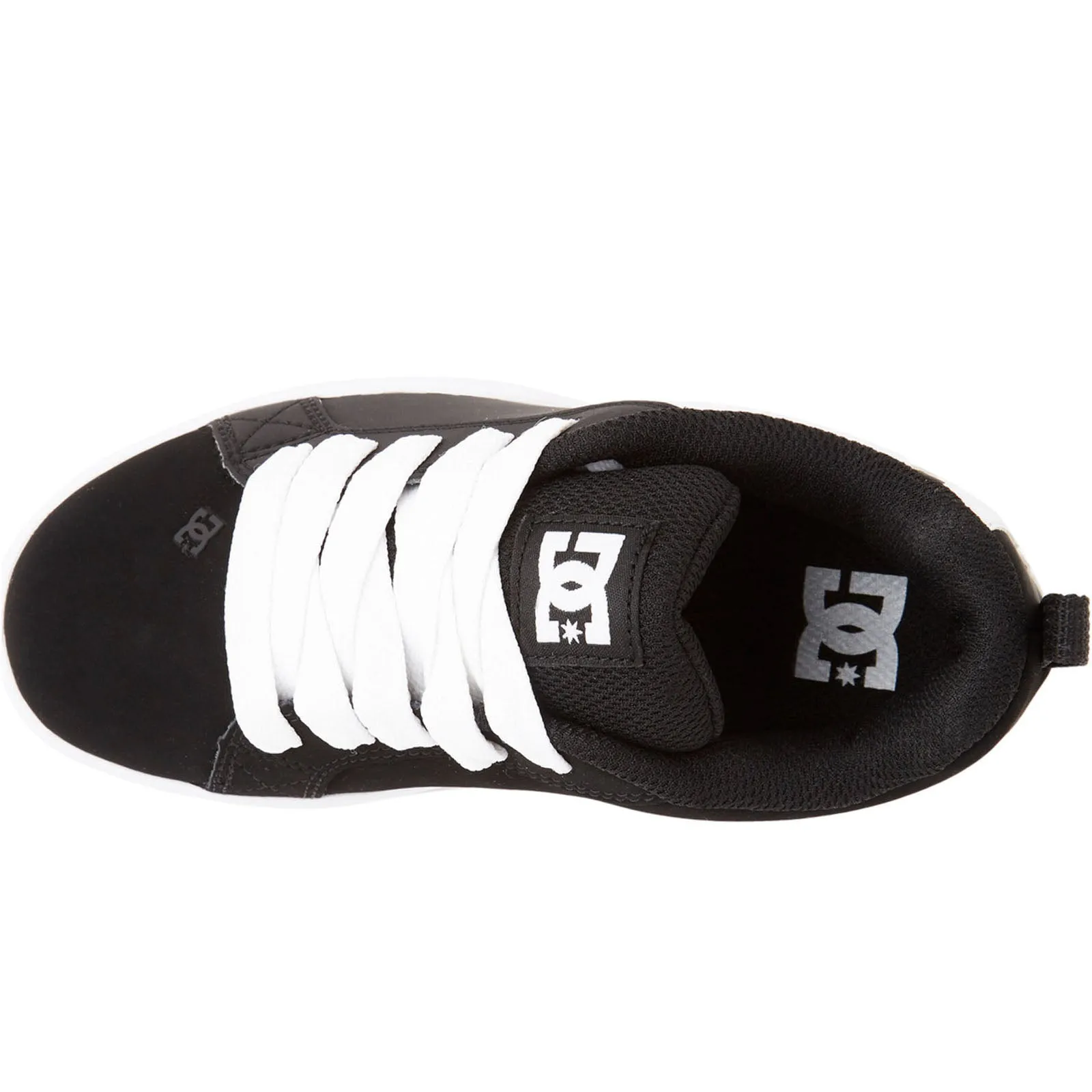 DC Shoes Kids Court Graffik Leather Chunky Trainers