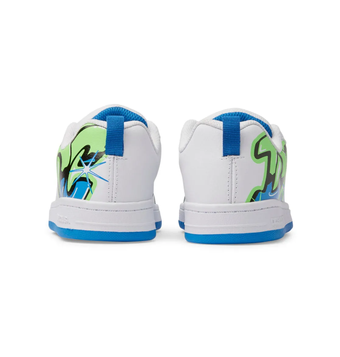 DC Shoes Kids Court Graffik Leather Chunky Trainers