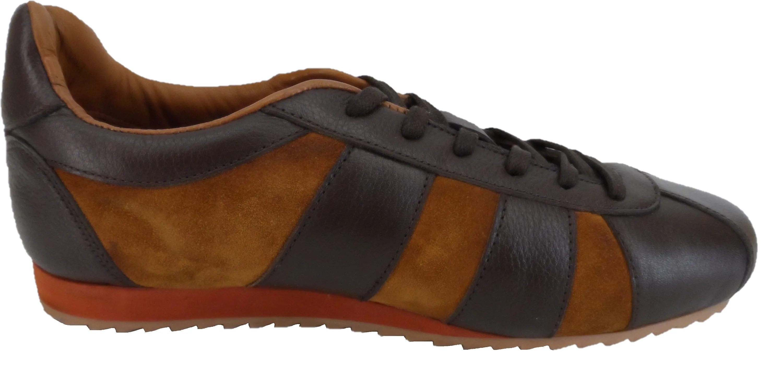 Delicous Junction Mens Brown Chad Trainers