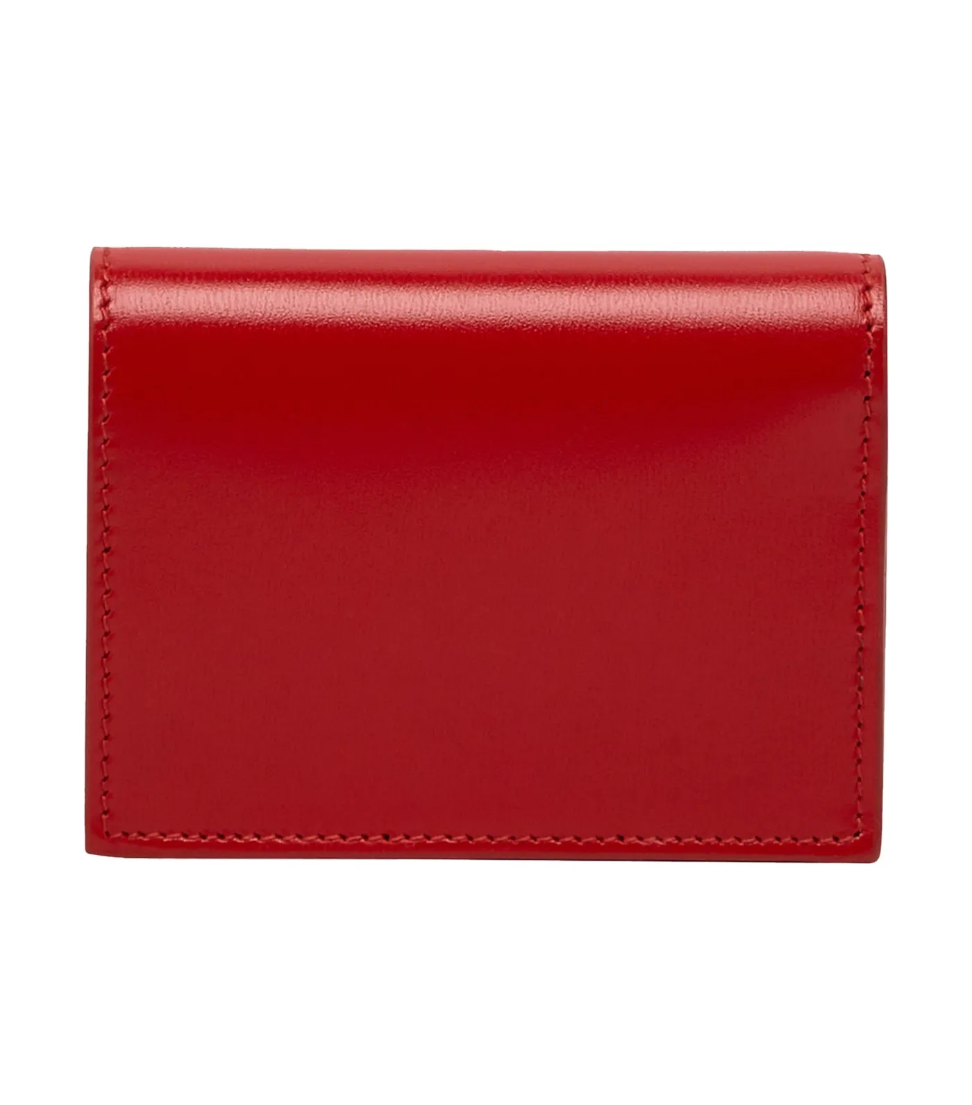 Gancini Compact Wallet Flame Red