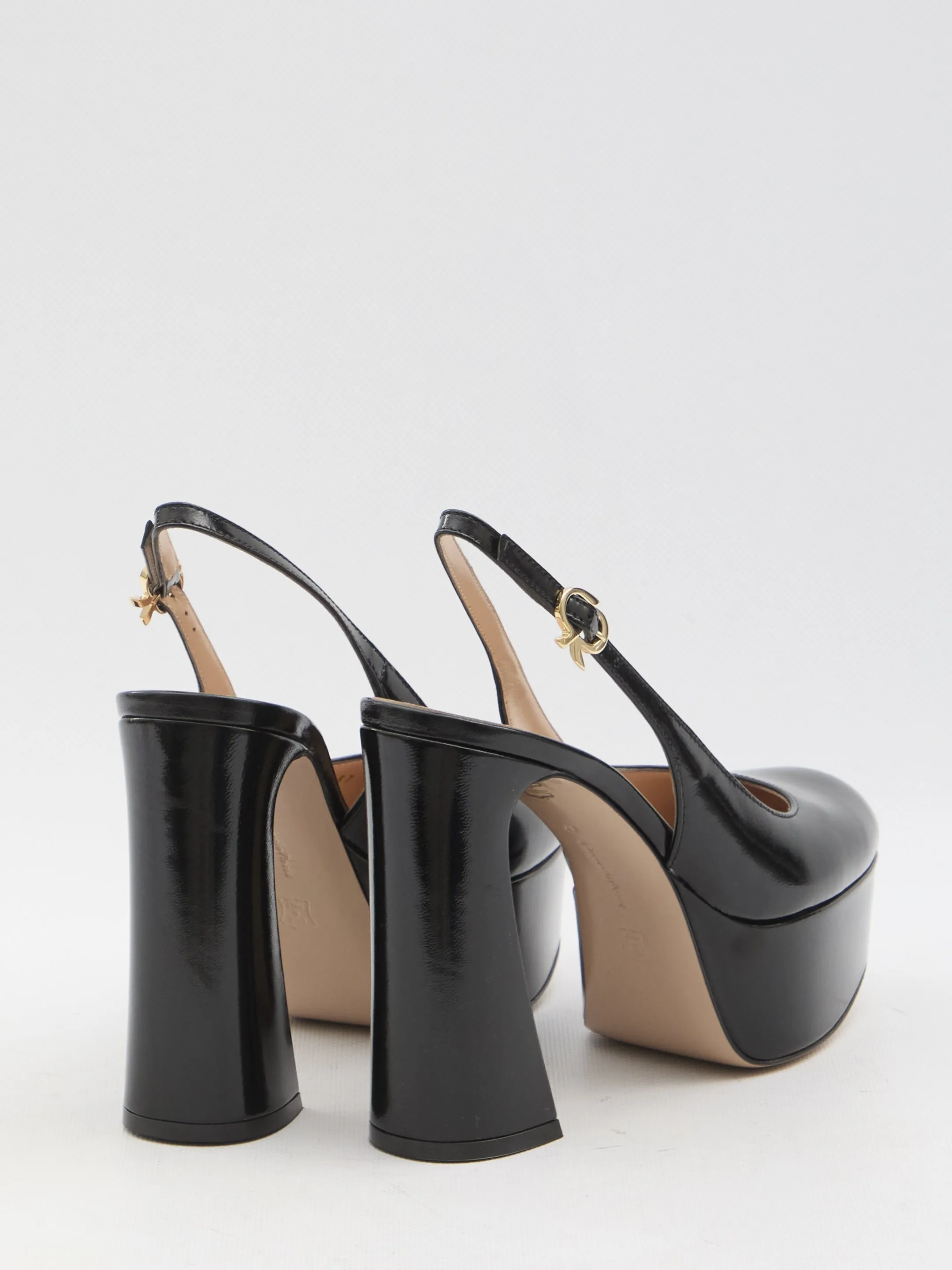 Gianvito Rossi Bessie Slingback Pumps