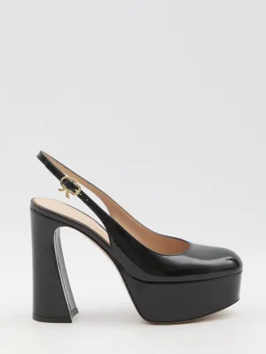 Gianvito Rossi Bessie Slingback Pumps