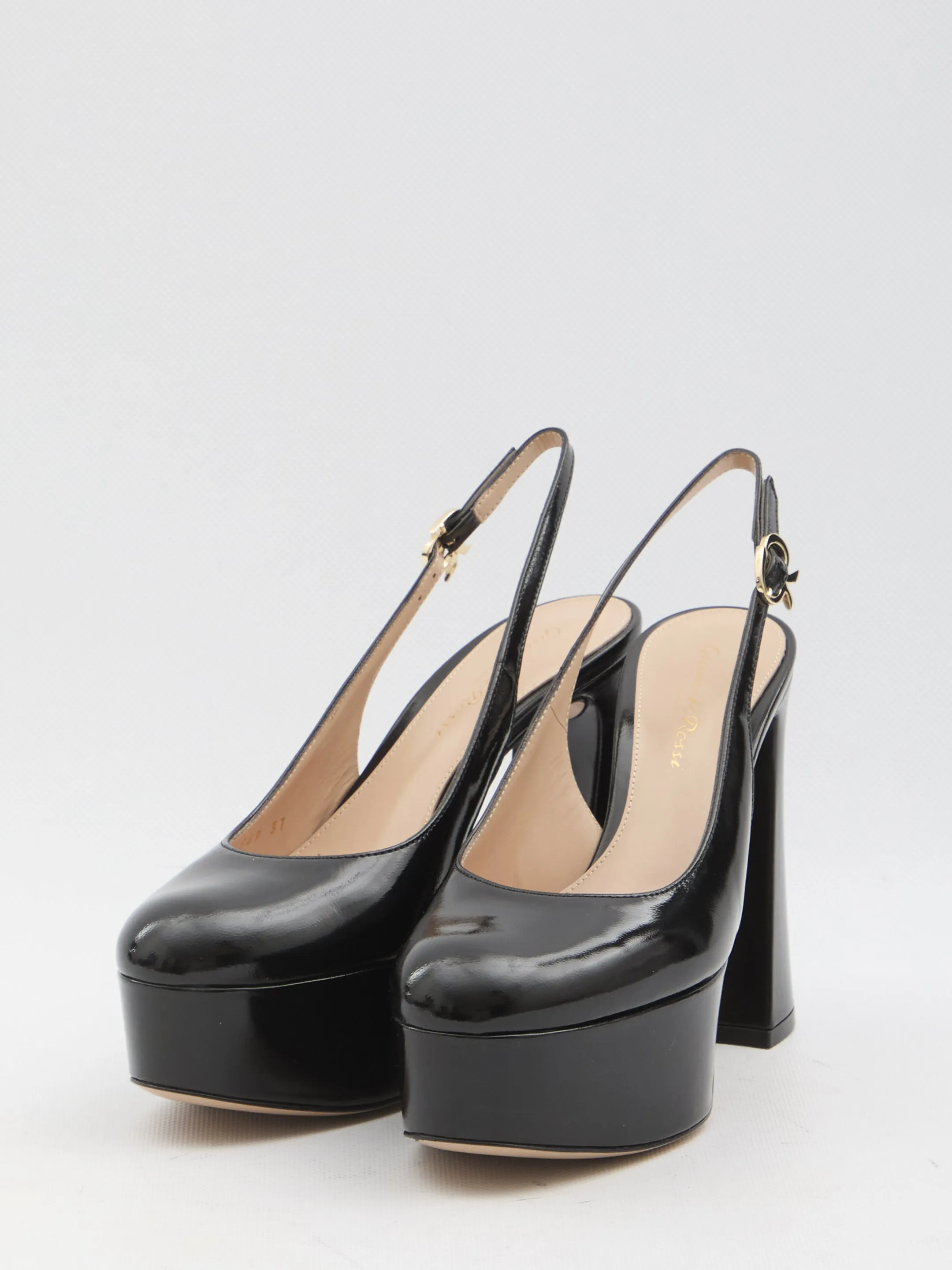 Gianvito Rossi Bessie Slingback Pumps
