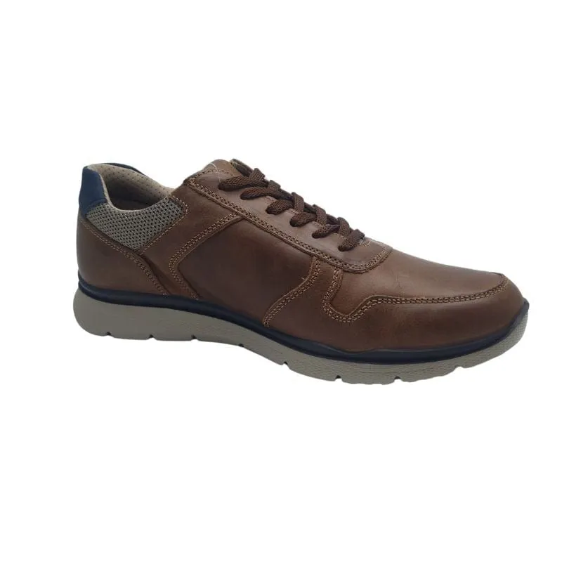Imac Mens Tan Leather Bologna Shoes - 5515961