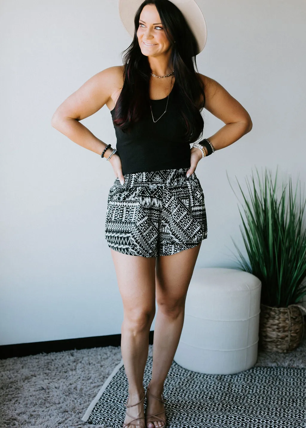 Jamila Smocked Waist Shorts FINAL SALE