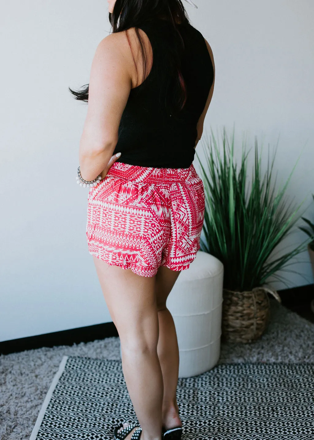 Jamila Smocked Waist Shorts FINAL SALE