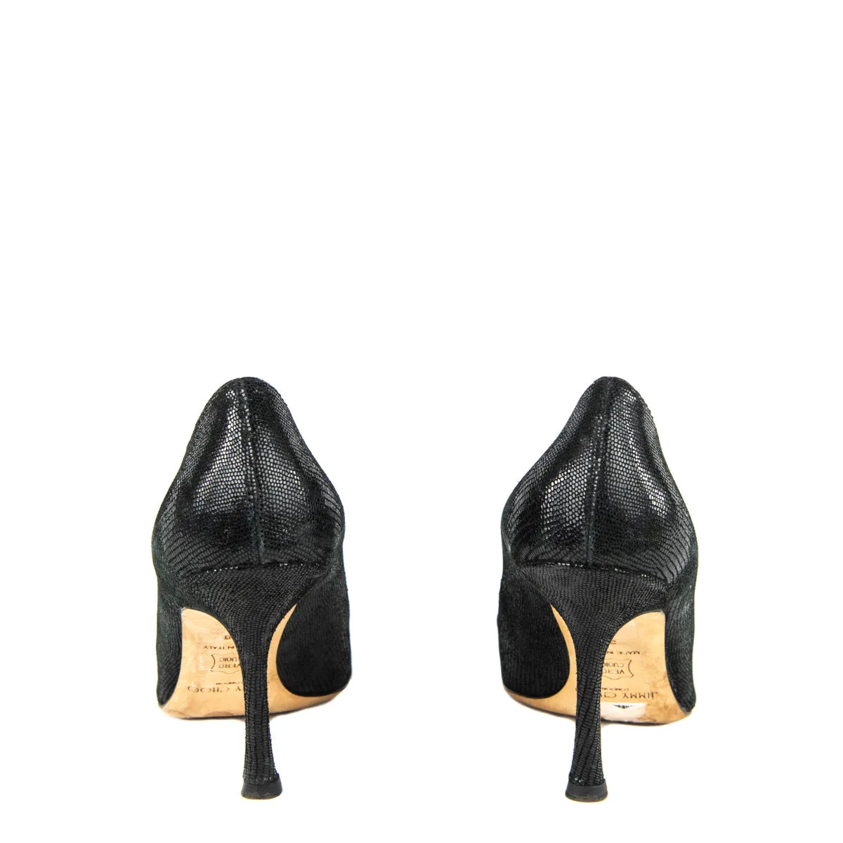 Jimmy Choo Black Suede Margo Pointed Toe Pumps Size 8 | EU 38