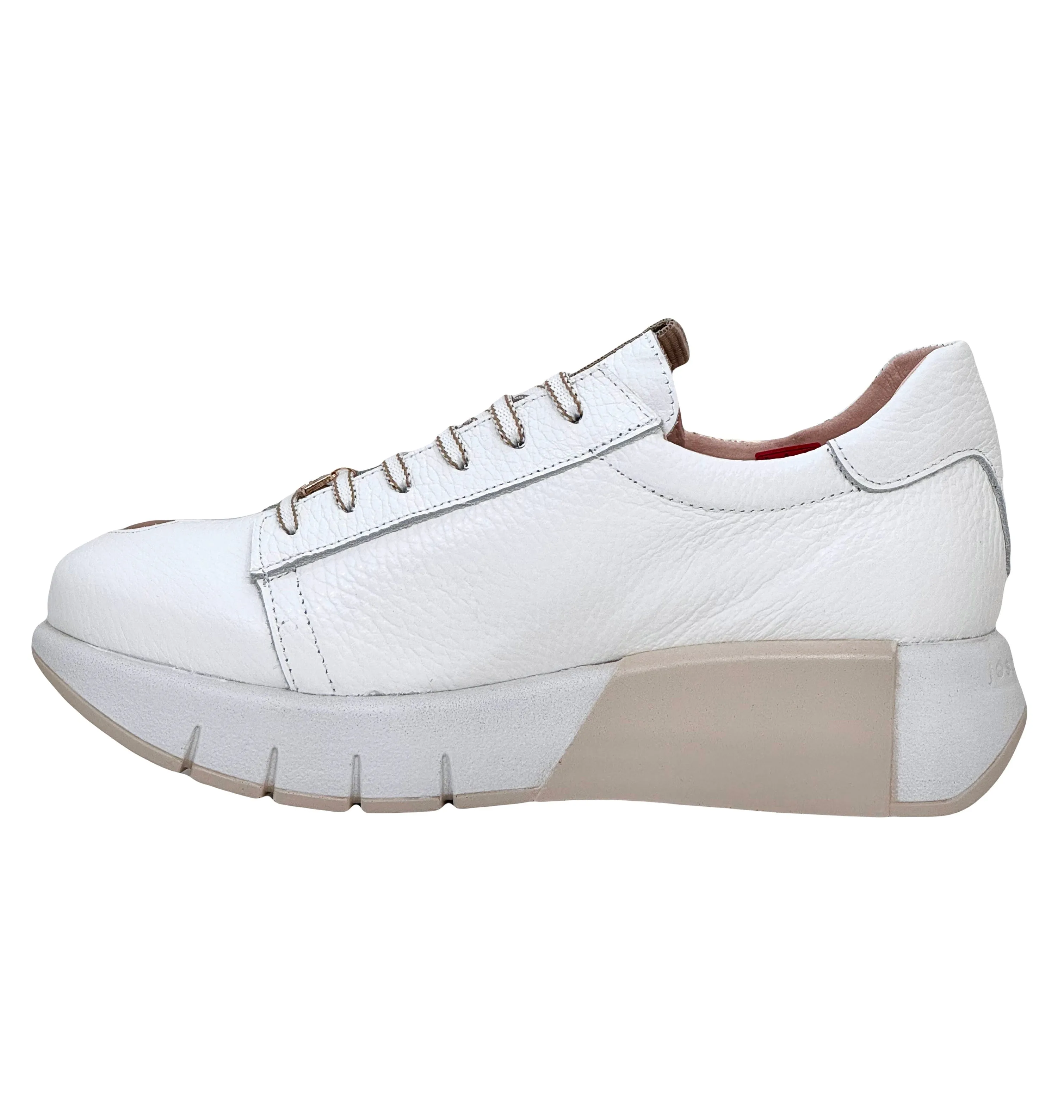 Jose Saenz Davina Heart Leather Sneaker