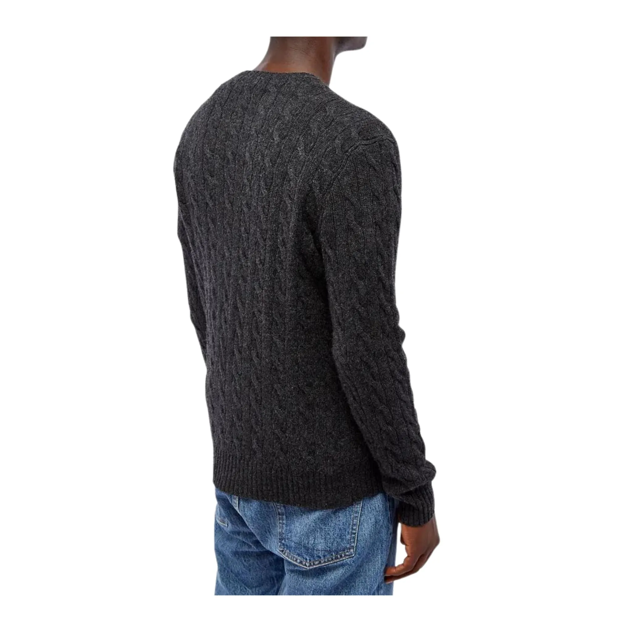 Maglia Uomo con lavorazione a treccia