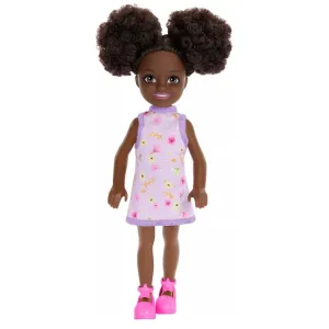 Mattel Barbie Family And Friends Club Chelsea Brunette Floral Dress Doll