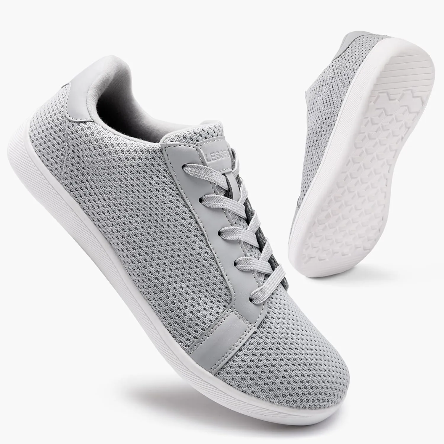 Men's Barefoot Walking Shoes Wide Toe Sneakers Zero Drop Minimalist Sneakers Non-Slip Breathable Comfortable Lightweight Casual Shoes