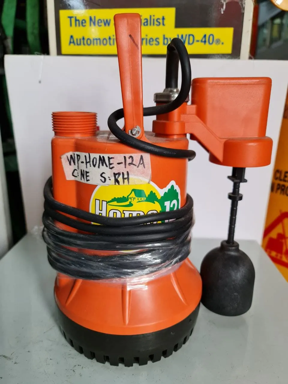 Mepcato 1" 120W 130L/min Plastic Submersible Pump with Adjustable Float Switch (Auto) | Model : WP-HOME-12A