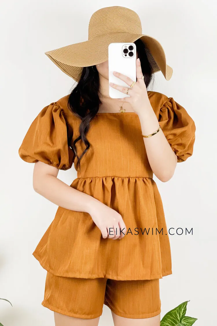 Milan Puff Sleeve Shorts Coordinates