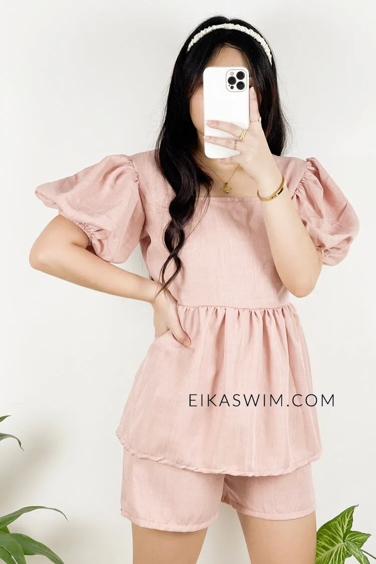 Milan Puff Sleeve Shorts Coordinates