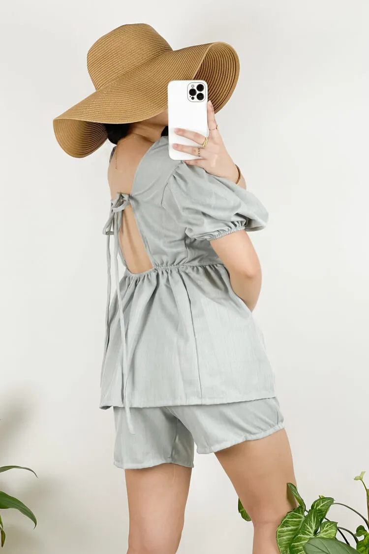Milan Puff Sleeve Shorts Coordinates