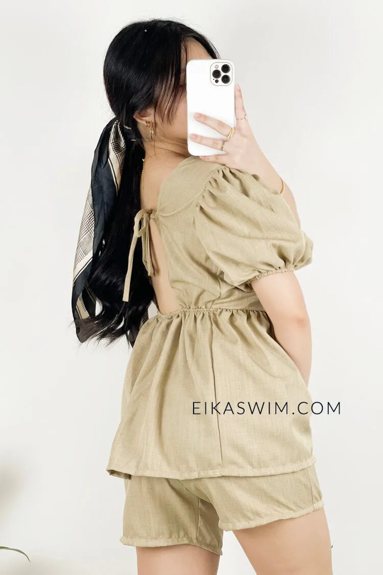 Milan Puff Sleeve Shorts Coordinates