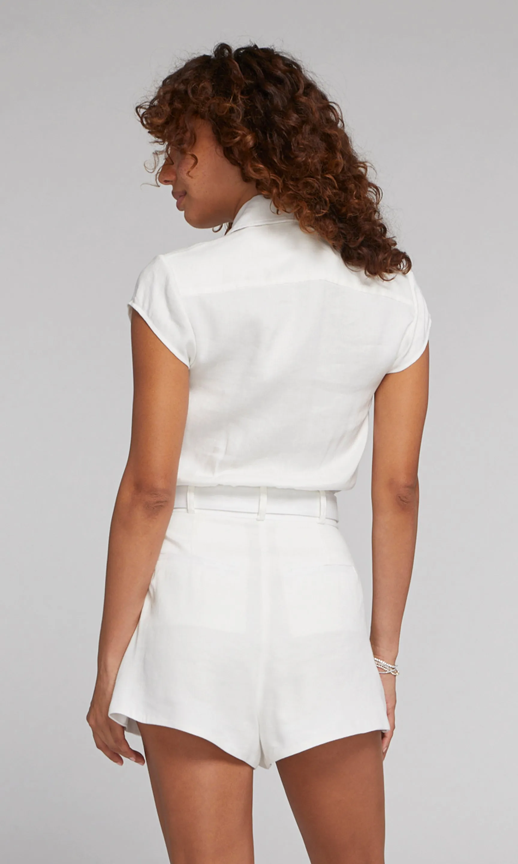 Morgan Linen Romper