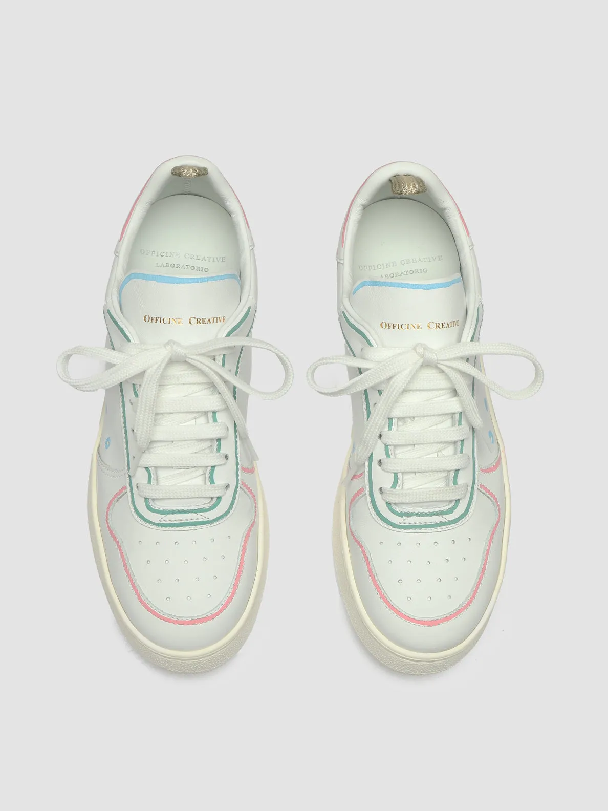 MOWER 110 - White Leather Sneakers