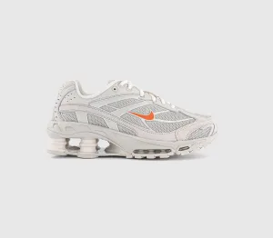 Nike Shox Ride 2 Light Bone Turf Orange Phantom - UK 6