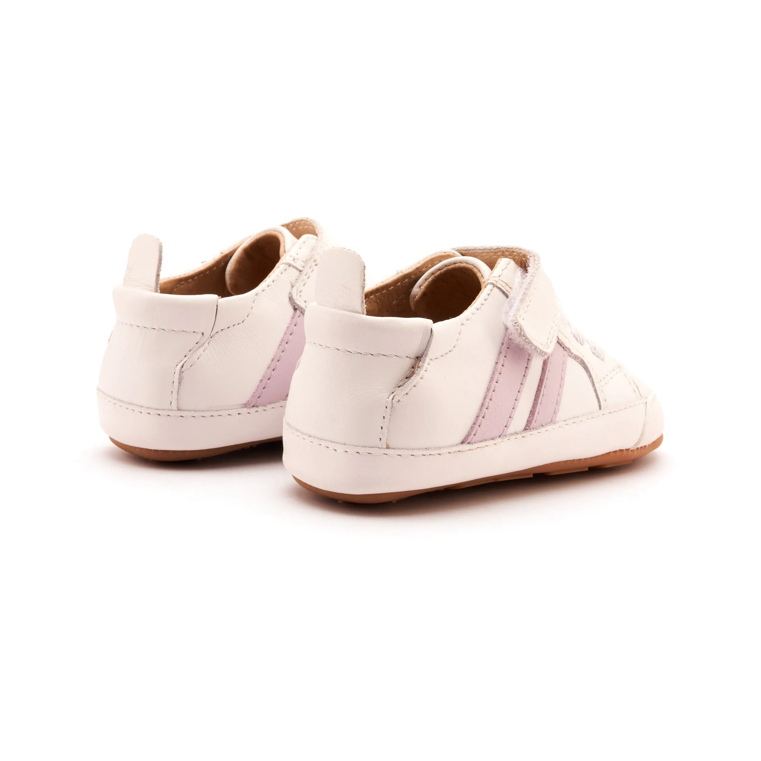 Old Soles Girl's Low Roller Casual Shoes - Snow / Lilium