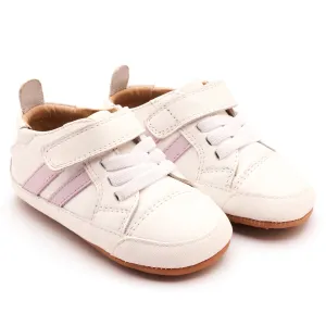 Old Soles Girl's Low Roller Casual Shoes - Snow / Lilium