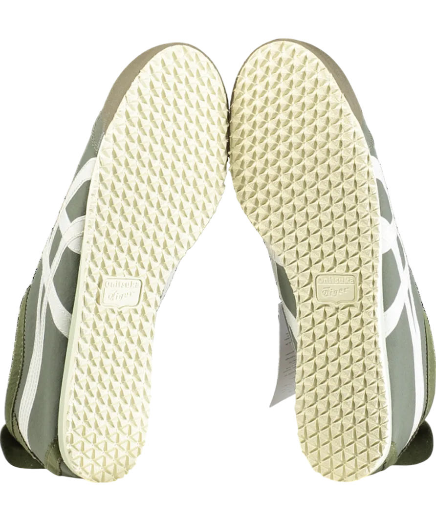 Onitsuka Tiger Green Mexico 66 Slip On Trainers UK 7 EU 41 