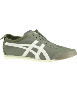 Onitsuka Tiger Green Mexico 66 Slip On Trainers UK 7 EU 41 